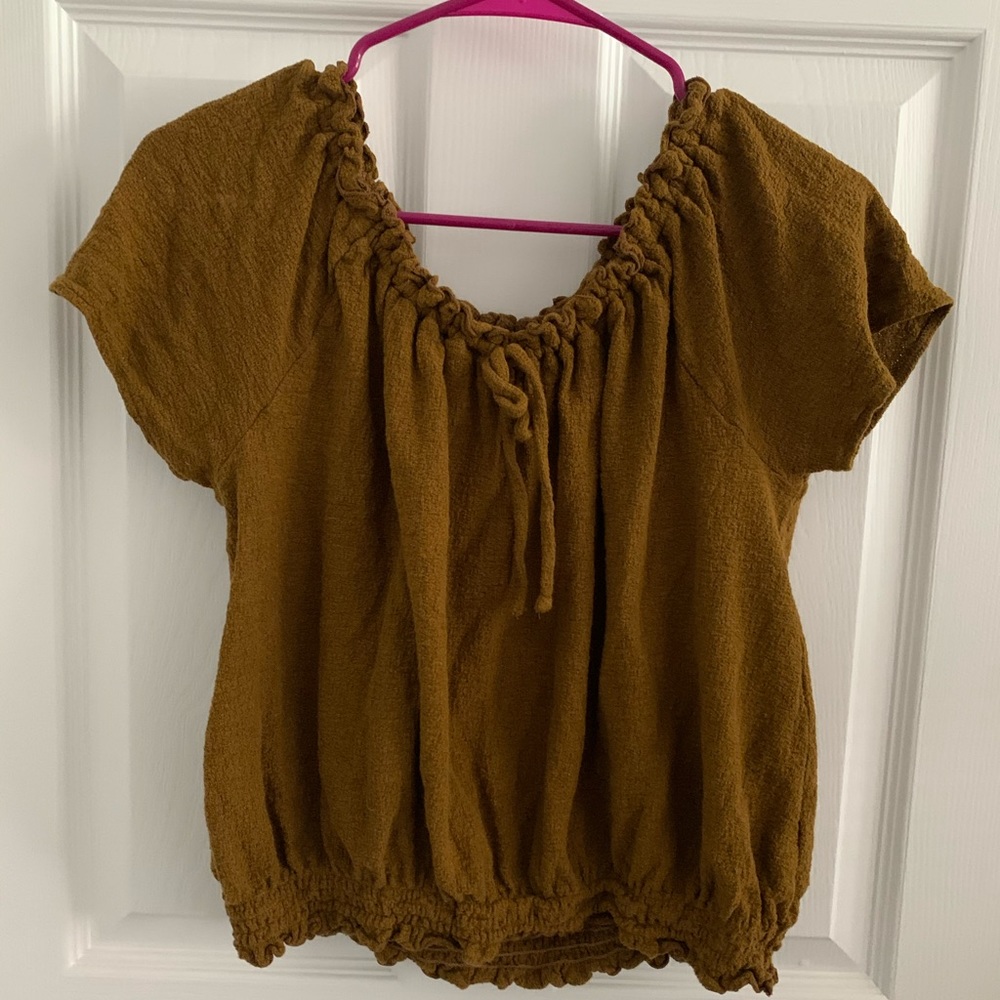 Madewell - Olive short sleeve top
